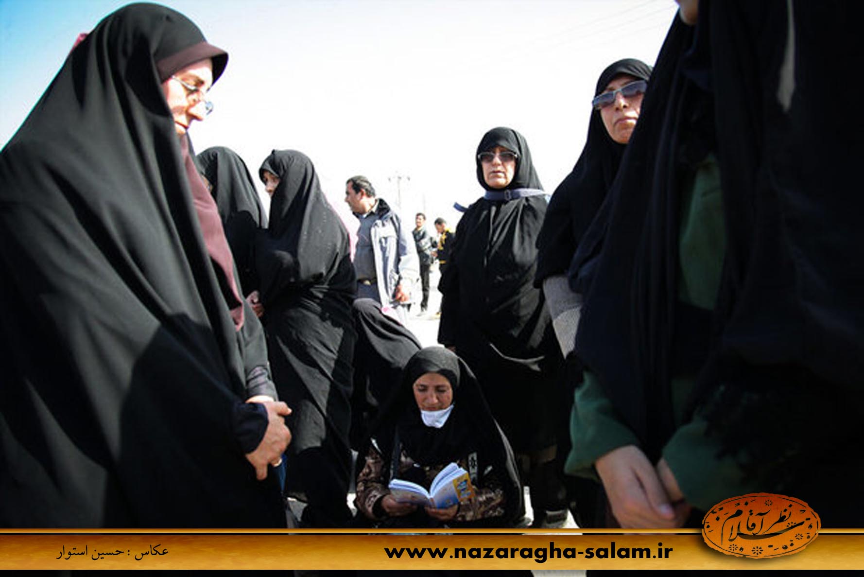 تصاویر کربلایان ایرانی در مرز شلمچه - حسین استوار
