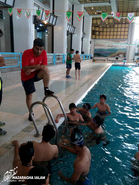 اردوی تیم ملی شنا زیر نظر مربی نظرآقای