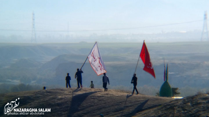 همایش پیاده روی اربعین حسینی در نظرآقا برگزار شد
