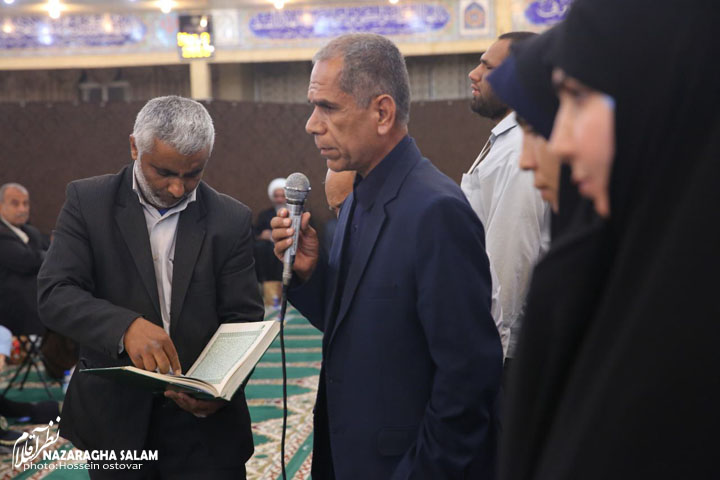 مراسم اختتامیه روز قرآنی بوشهر با حضور فعالان قرآنی نظرآقا برگزار شد 