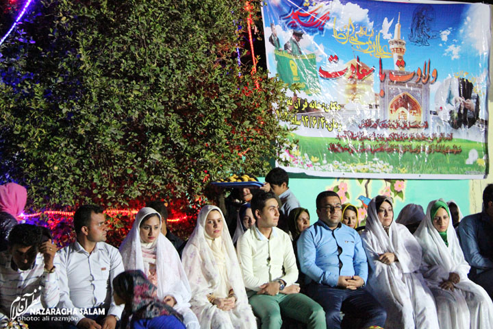 جشن ازدواج زوجهای قرآنی منطقه سعدآباد در نظرآقا برگزار شد 