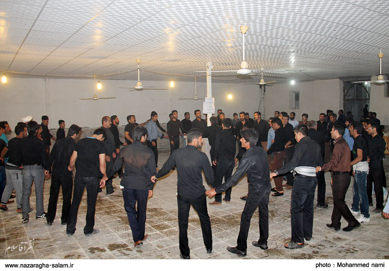 مراسم سینه زنی مسجد امام خمینی