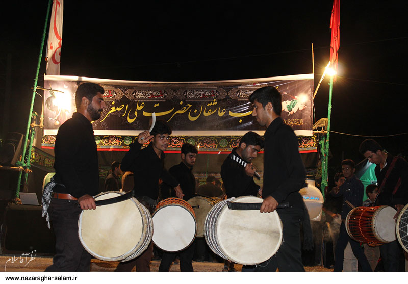 تصاویری از حضور مسئولان شهرستان در موکب حضرت علی اصغر(ع) نظرآقا