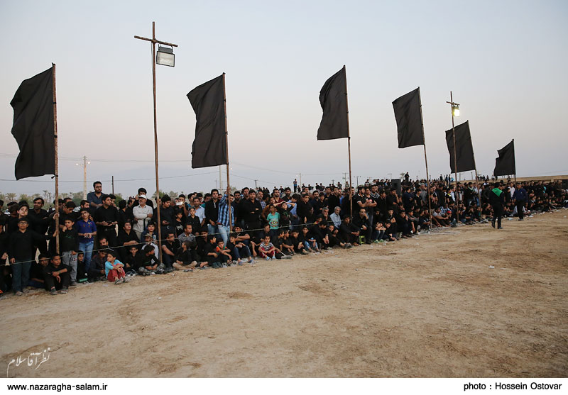 بزرگترین تعزیه میدانی استان بوشهر روز عاشورا در روستای نظرآقا برگزار شد