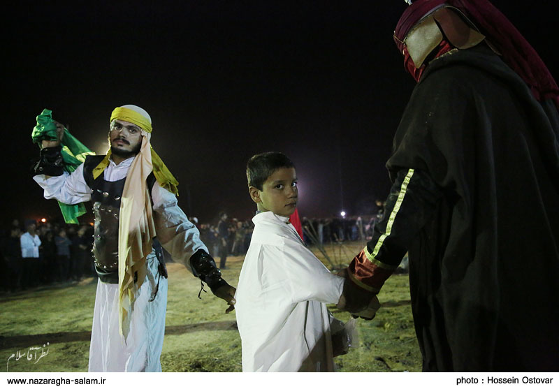 بزرگترین تعزیه میدانی استان بوشهر روز عاشورا در روستای نظرآقا برگزار شد