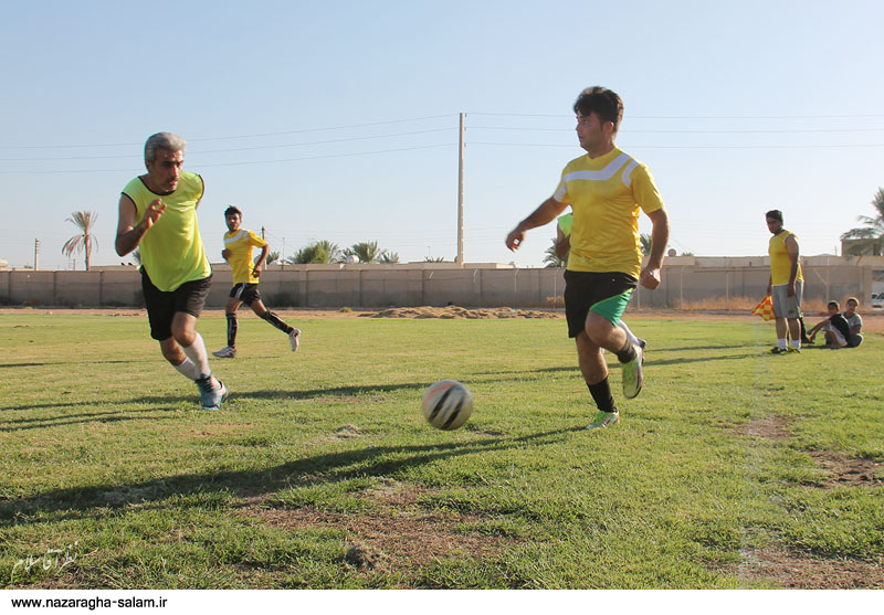 تیم فوتبال پیشکسوتان در مقابل بزرگسالان نظرآقا 