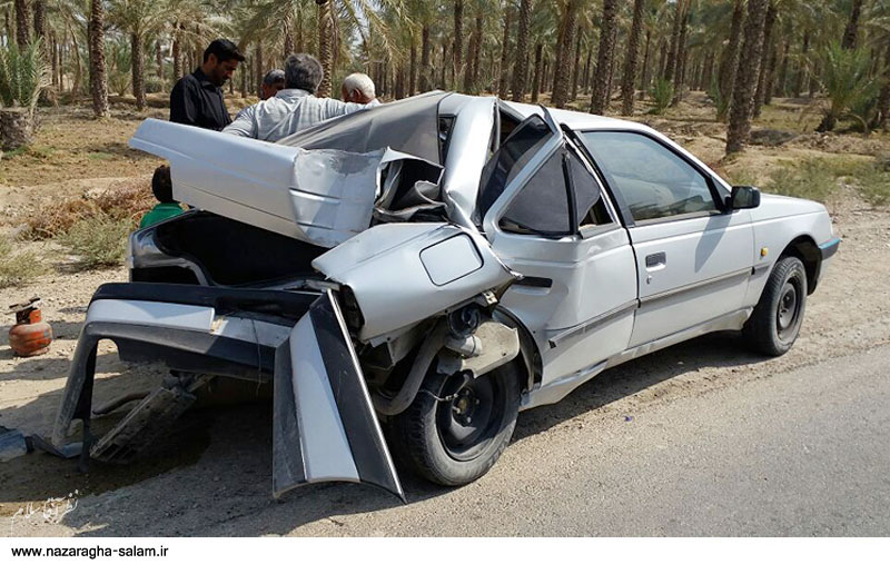 حادثه تصادف در جاده نظرآقا برازجان