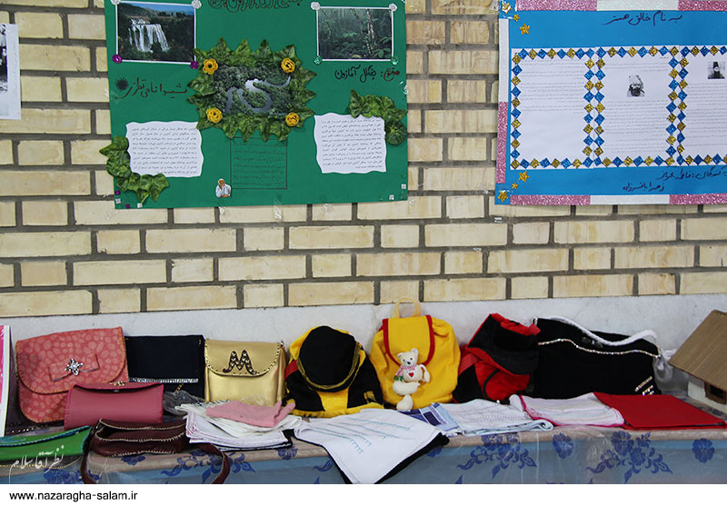 برگزاری جشنواره غذا و صنایع دستی در مدرسه دخترانه نرجس خاتون نظرآقا