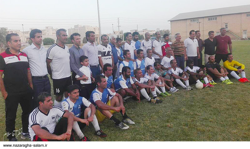 دیدار دوستانه تیم فوتبال پیشکسوتان نظرآقا با پیشکسوتان شاهین بوشهر برگزار شد 