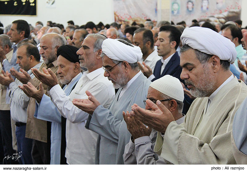 نماز عید سعید فطر با حضور پرشکوه مردم خداجوی نظرآقا برگزار شد