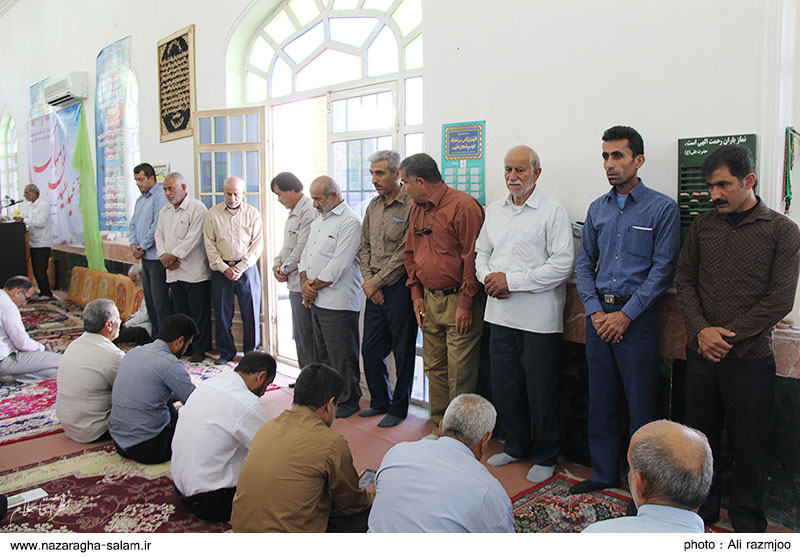 نماز عید سعید فطر با حضور پرشکوه مردم خداجوی نظرآقا برگزار شد