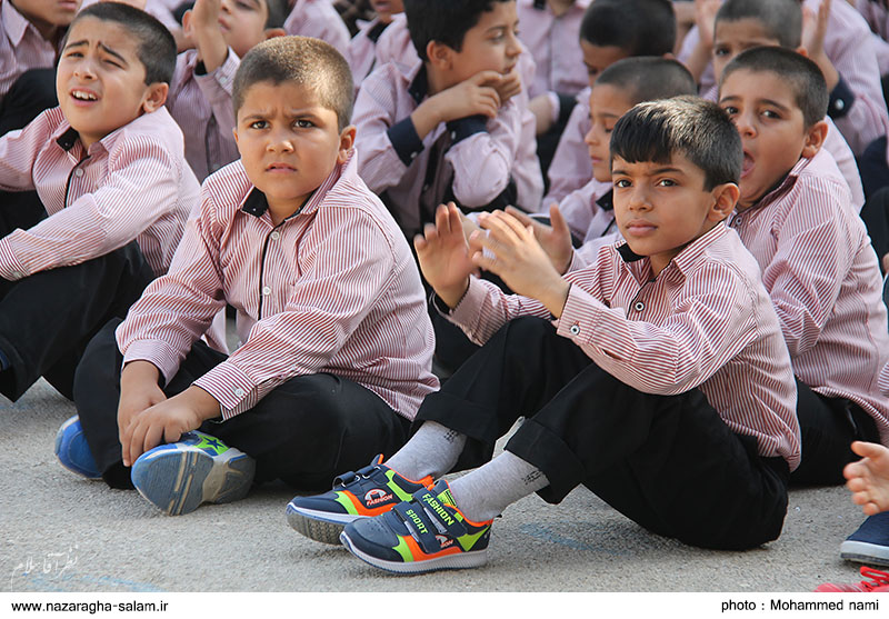 آغوش گرم مدارس برای دانش آموزان نظرآقایی در اولین روز مهرماه