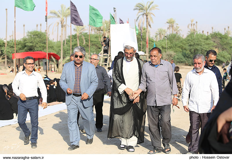 بزرگ ترین میدان تعزیه خوانی استان بوشهر در روستای نظرآقا افتتاح شد