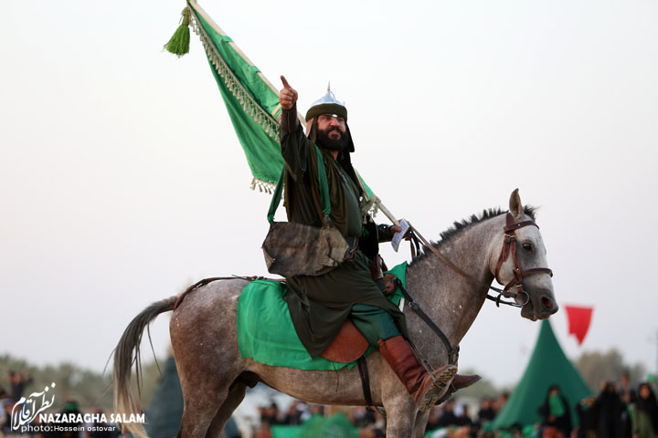 علی استوار در نقش حضرت عباس